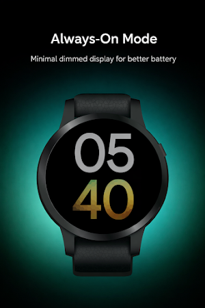 Modern Bold Digital WatchFace Screenshot 2