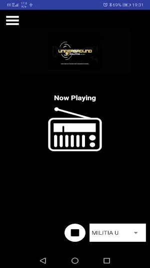 MILITIA Underground Webradio Screenshot 2