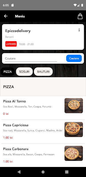 Epizzadelivery Screenshot 1