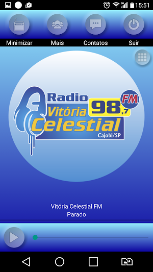 Vitória Celestial FM Screenshot 1