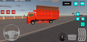 truck muatan kayu simulator Screenshot 3