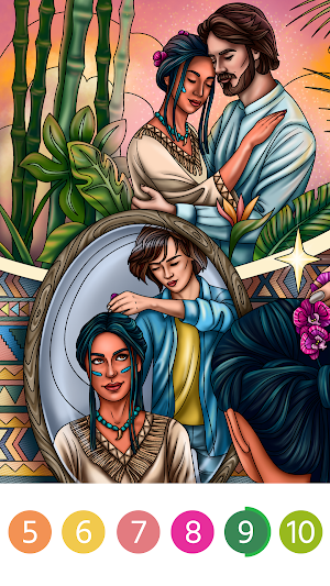 Mia's Journey - Coloring Book Free Screenshot 1