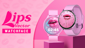 Lips Vector Design Watch Faces Screenshot 0