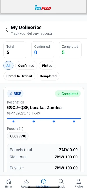 Icypeed Logistics Screenshot 0