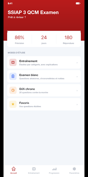 SSIAP 3 QCM Examen Screenshot 0