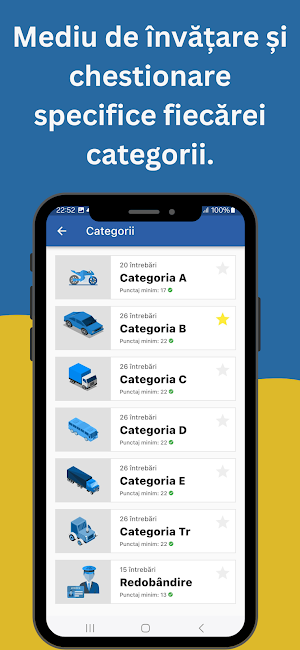 Din prima: Chestionare auto Screenshot 3