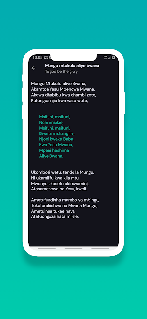 Nyimbo za Uzima Tele Screenshot 2