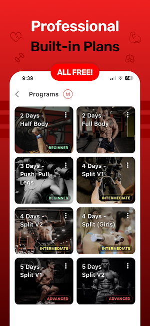 GymTracker: Workout Log Screenshot 1