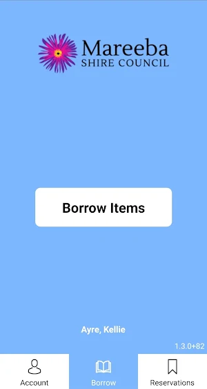 Mareeba Shire Library Selfloan Screenshot 2