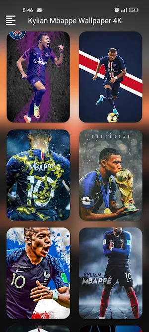 Kylian Mbappe Wallpaper 4K Screenshot 1