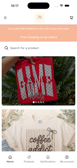 Sweet Magnolia Tshirts Screenshot 0