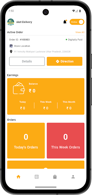 Grocery Delivery Screenshot 0
