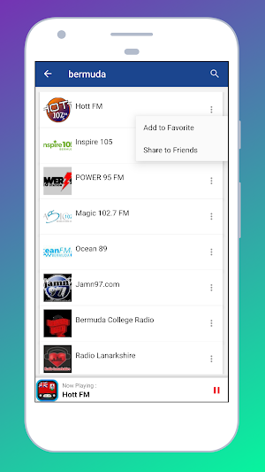 Radio Bermuda FM: Radio Online Screenshot 2