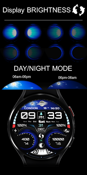 Inform Digital Watch face IN24 Screenshot 3