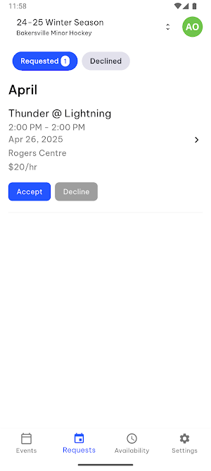 TeamLinkt Officials Screenshot 2