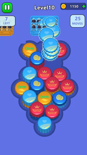 Color Caps-pile seal Screenshot 2
