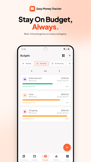 Easy Money Tracker Screenshot 2