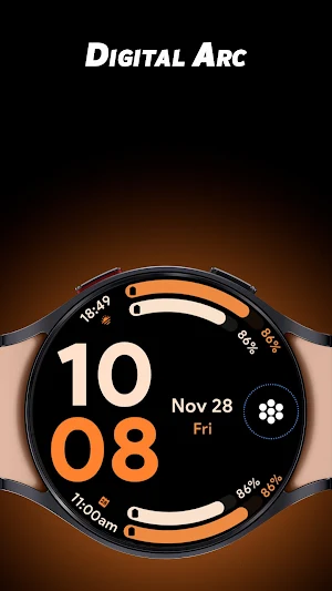 Digital Arc - Watch face Screenshot 0