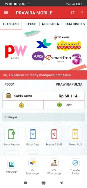 PRAWIRA MOBILE Screenshot 0