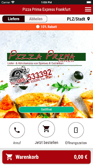 Pizza Prima Express Screenshot 0