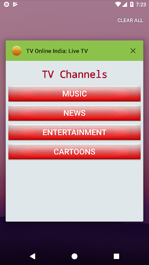 TV Online India: Live TV Screenshot 2