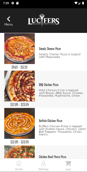 Lucifers Pizza Screenshot 2
