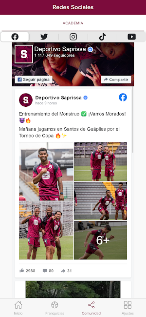 Deportivo Saprissa Screenshot 2