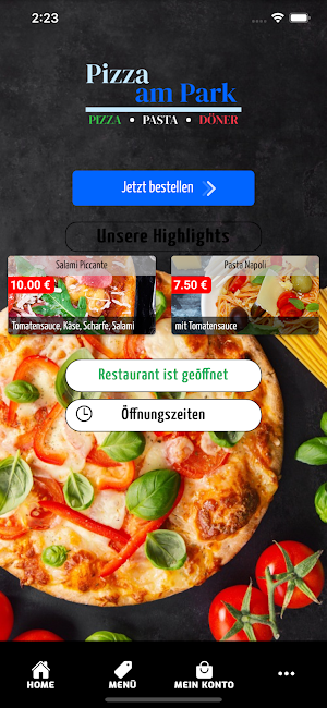 Pizza am Park Bendorf Screenshot 0