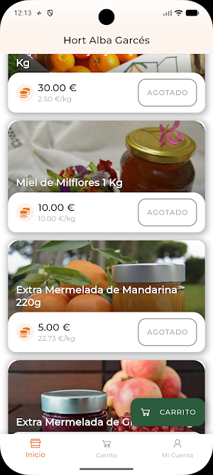 Naranjas Alba Garcés Screenshot 2