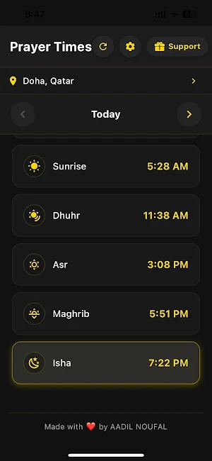 Athan app by AADIL Screenshot 1