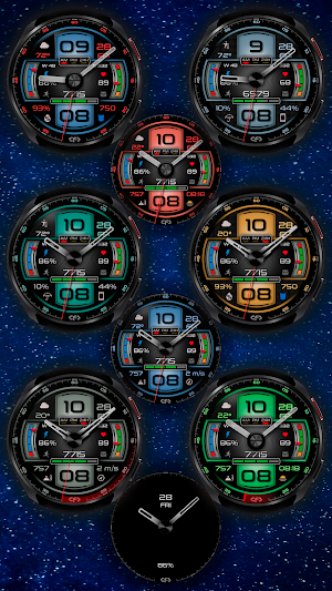 CFS143 Hybrid watch face Screenshot 2