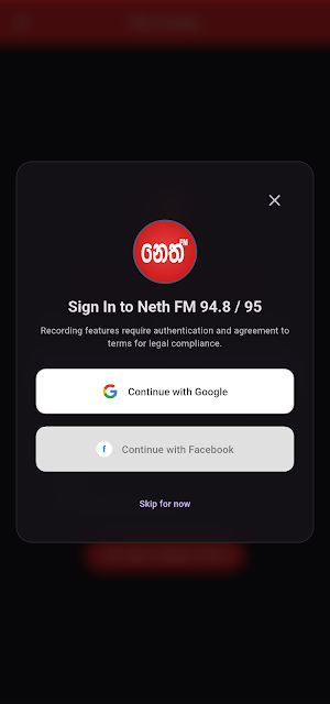 Neth FM 94.8/95 Screenshot 0