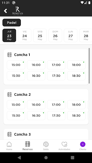 Reserva Padel Sport Club Screenshot 3