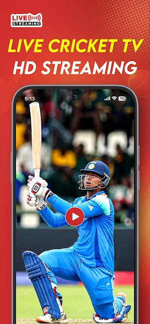 Live Cricket TV Streaming Screenshot 0