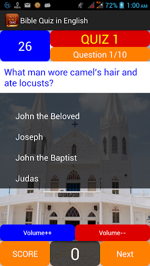 Bible Quiz in English Screenshot 1