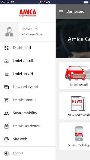 MyAmica Screenshot 1