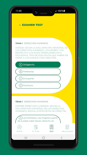 TEST GUARDIA CIVIL BAEZA Screenshot 3
