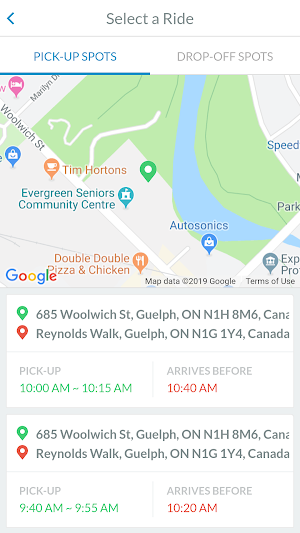 Guelph Transit Mobility Bus Screenshot 3