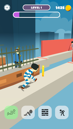 Jail Break Race: Transform Running Game Screenshot 0