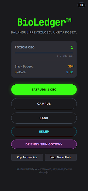 BioLedger: Biotech Tycoon Screenshot 0