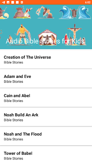 Bedtime Audio Bible Stories Screenshot 0