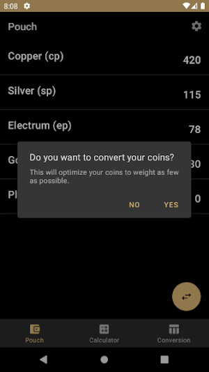 D&D Coin Pouch Screenshot 1