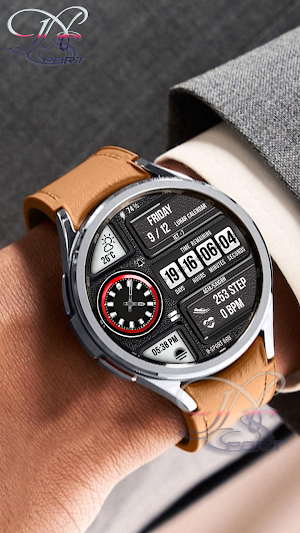 N-SPORT668 FlipDigi Watch Face Screenshot 2