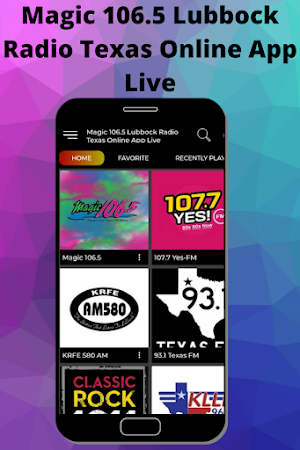 Magic 106.5 Lubbock Radio Texas Online App Live Screenshot 3