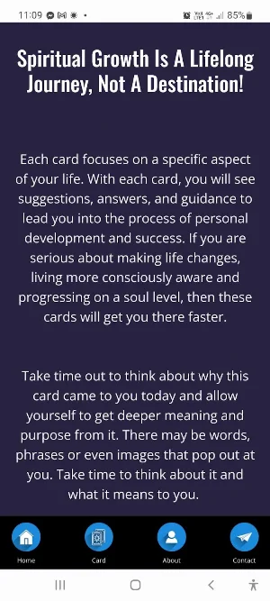 Card Of The Day - Oracle Cards Screenshot 3