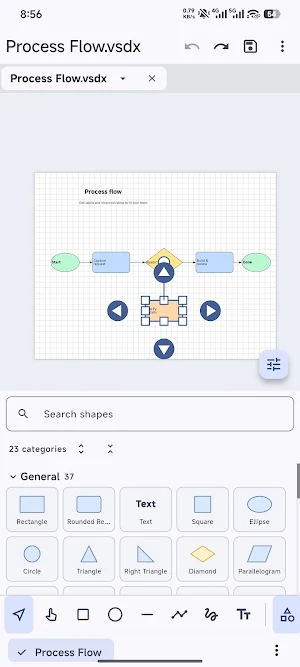 Visio Vsdx Editor - mobile app Screenshot 1