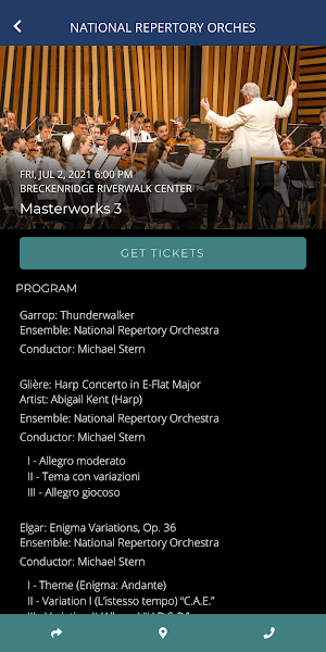 National Repertory Orchestra Screenshot 1