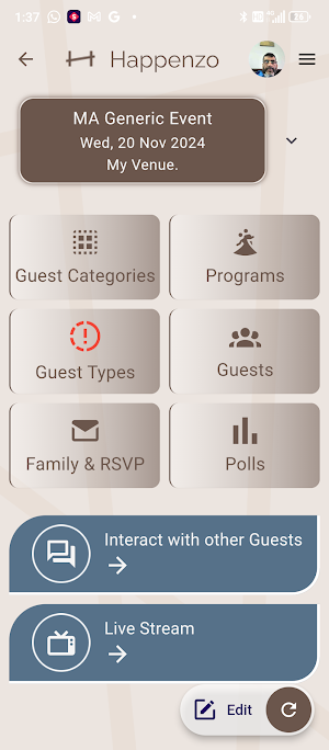 Happenzo - Plan. Meet. Share. Screenshot 1