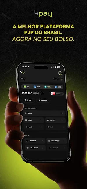 4Pay: P2P Cripto e Pagamentos Screenshot 0