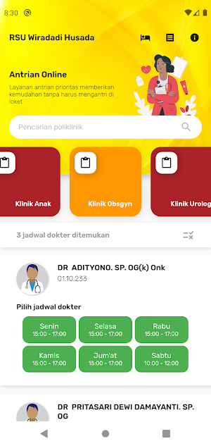 Antrian Online RSU Wiradadi Hu Screenshot 2